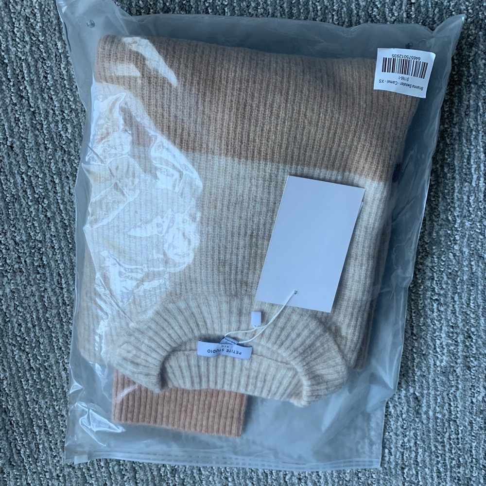 Petite Studio NYC brianna mohair sweater (camel) - Picture 10 of 11